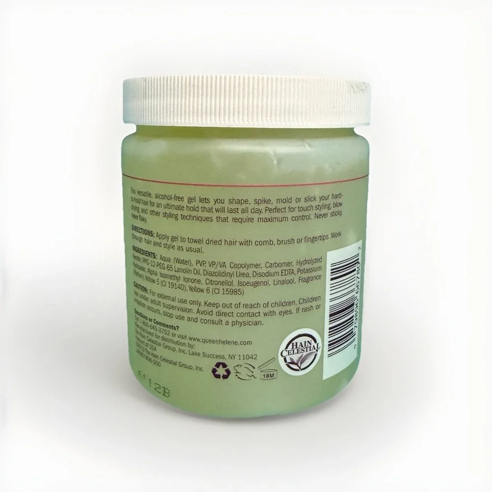 Queen Helene Hair Styling Gel Super Hold #9‎ Alcohol-Free 16 Oz NEW